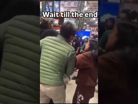 Pokemon Scalper Elbows Another Pokemon Scalper in Front of Wife