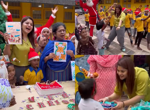 Sneha Wagh celebrated Christmas with NGO’s children, said, ‘It made my life a little better’