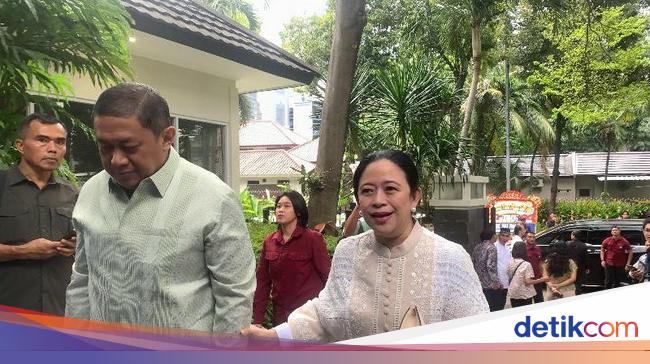 Puan until the ministers of Prabowo attended the chairman of the Open House of MPR Muzani