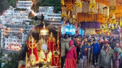 The brightness in the court of maa vaishno devi … In three days, more than 1.25 lakh devices Darshan, the atmosphere, became dedicated -Chaitra Navratri 2025 over 1.25 Lakh -Widings visited Mata Vaishno Devi Temple in three days