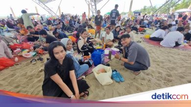 The story of Anggi is willing to cook through Bottram in Ancol during the Lebaran holiday since the morning
