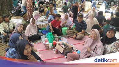 Stories of residents choose to bring the Eid menu from home during a picnic in Ragunan