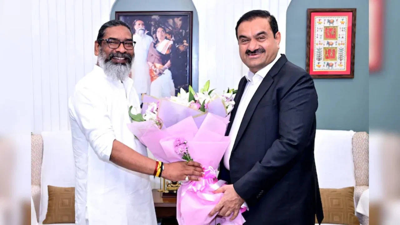 The industrial Gautam Adani meets CM Hemant Soren, discussion on investment