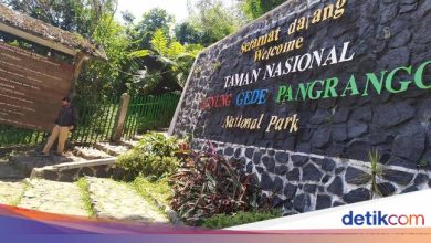 Climbing to defense pangrango was closed by an increase in deep volcanic earthquakes