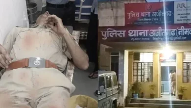 The criminals made policemen hostage, villagers put stones at the team of five police stations to get rid of