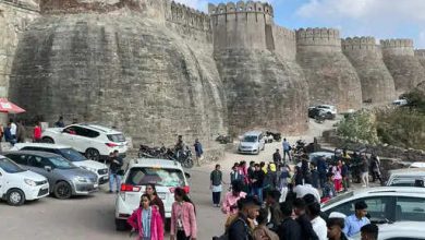 More than 3 thousand tourists have Udaipur Fort: Laaya New Year Celebration, the police deployed