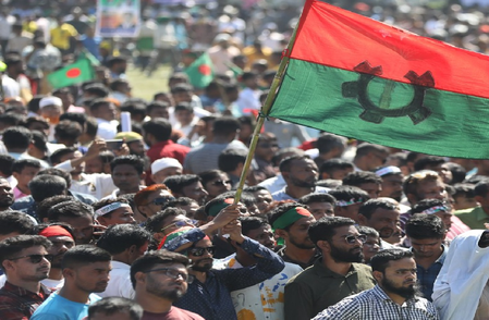Violence in Bangladesh: BNP workers hit the road in protest march against the death of their leader