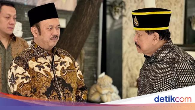 Hendropriyono received the Eid Minister of PPN at the Palestinian Ambassador