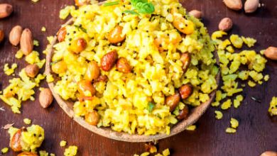 Make a Poha filled with protein in breakfast