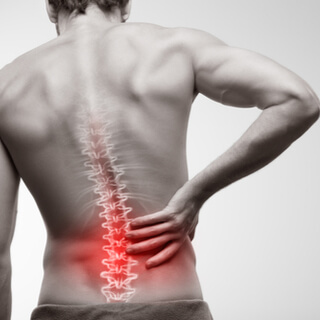 Back pain that prevents photos in the correct position