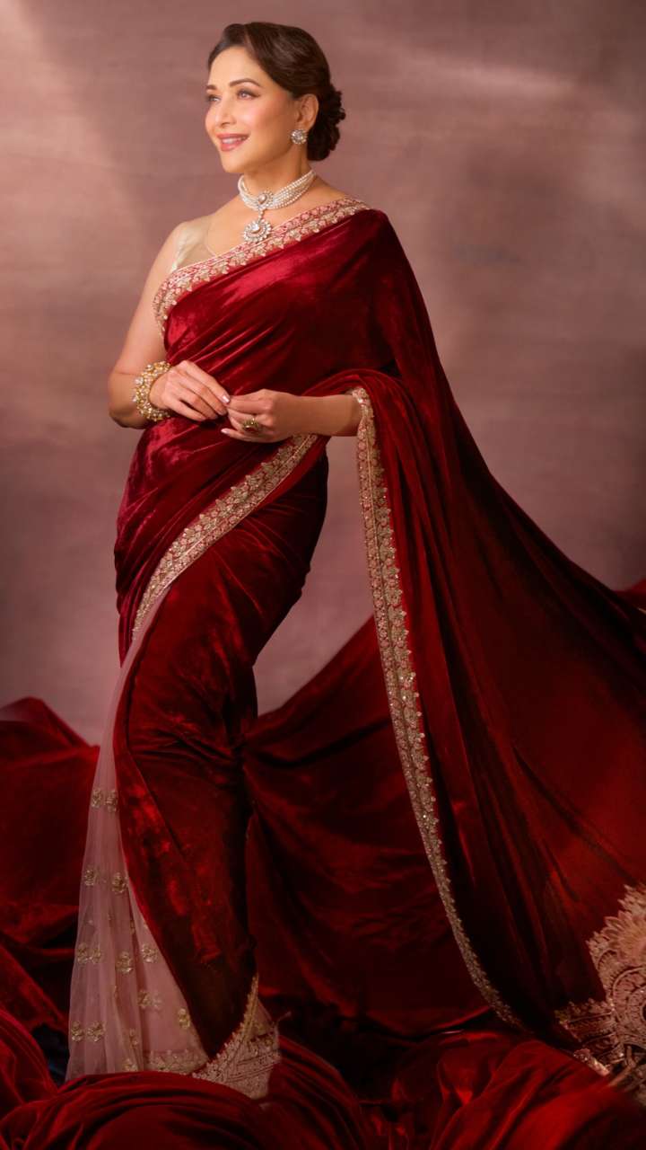 90’s Sasi actress Madhuri’s royal ethnic-Western appearance