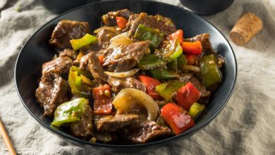 Cut meat with onions and pepper – web medicine