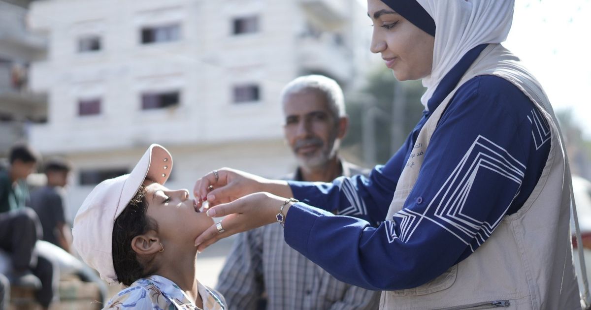 World Health announces the resumption of polio vaccination in Gaza on Saturday