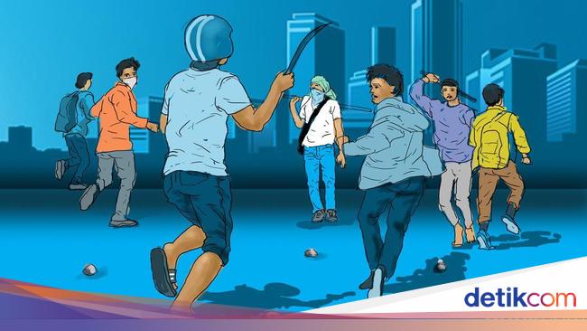 Wrong target, the man in East Jakarta was attacked by a noise group until the fingers broke