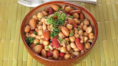 Bean salad and chickpea – web medicine