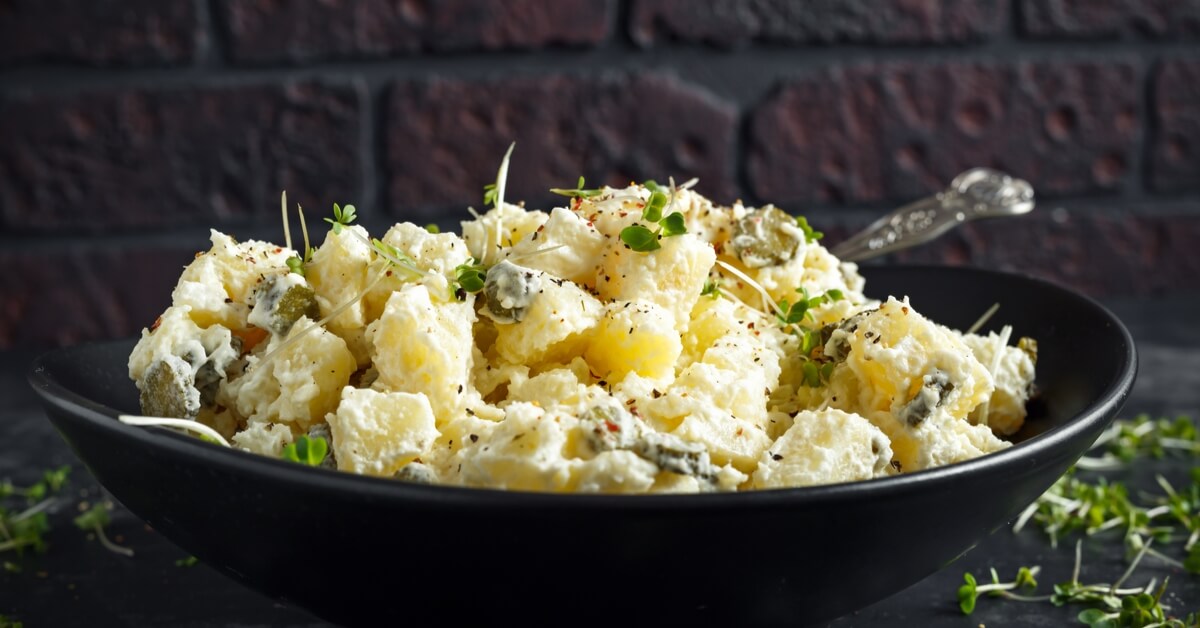White salad with potatoes – web medicine