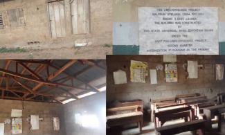 Oyo’s education budget is growing, but the pupils of Balogun Oyelakin school learn in unadjusted classrooms with leaking roof – report