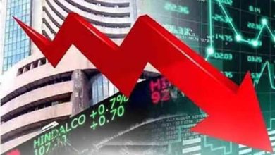 Market opened in a red mark on the last day of the week, more than 300 points broken Sensex
