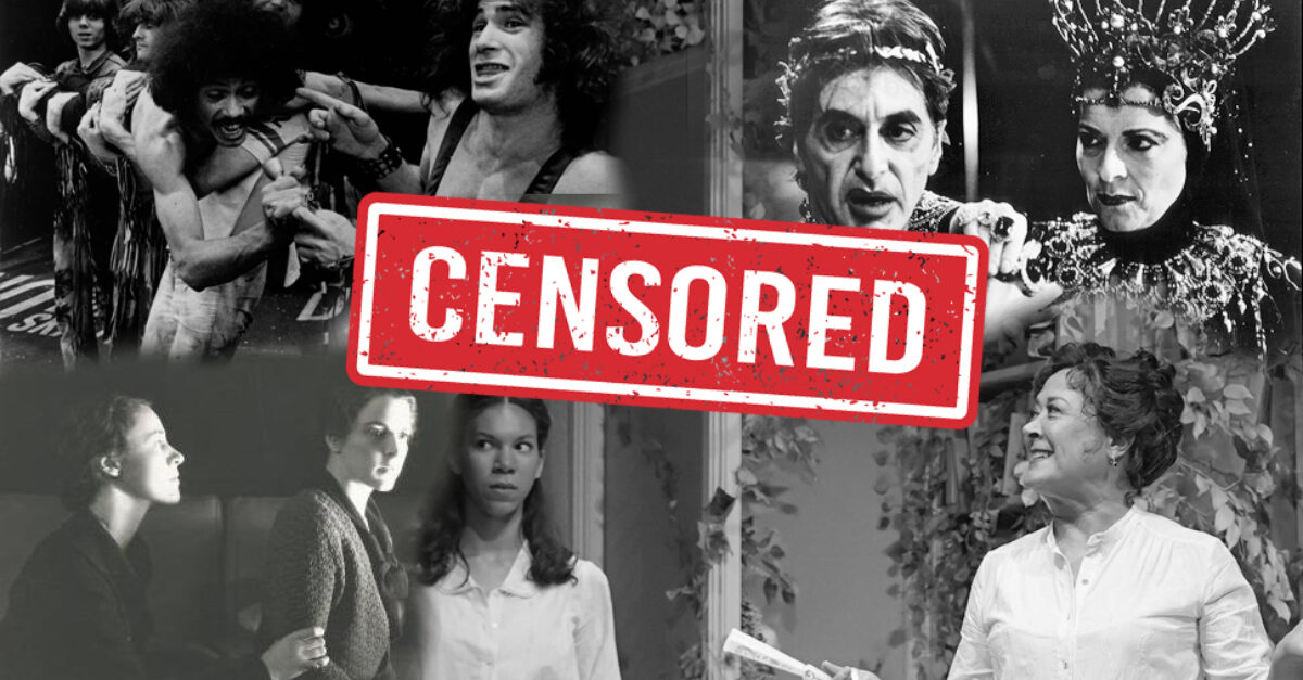 11 plays and musicals that have broken obscenity laws and have been kicked off the stage