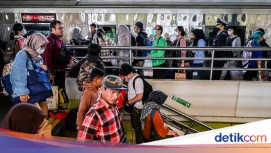 H+4 Lebaran, 33 thousand travelers leave Gambir station and pasar Senen