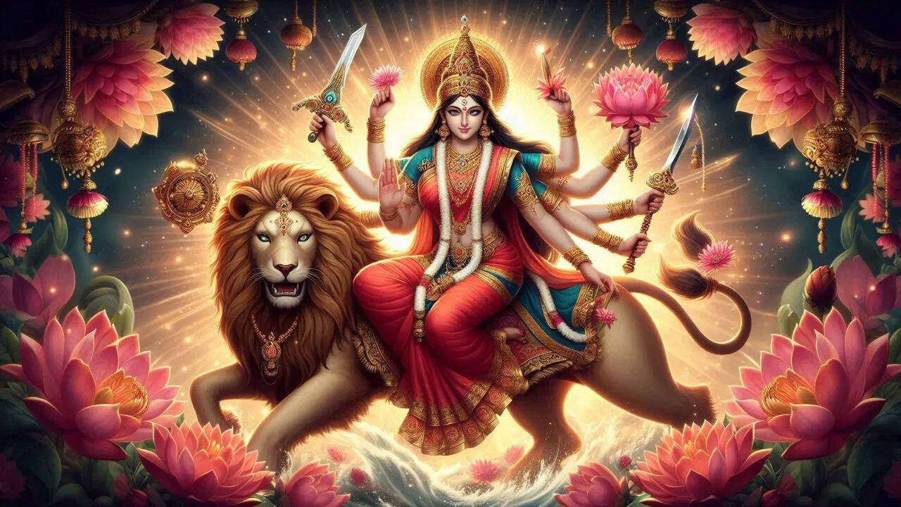 Do Mother Katyayani’s practice on the sixth Navratri, know in this 3 -minute video, worship method, material mantra and favorable time