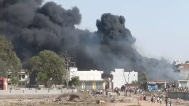 Fire fire on Haryana-Himachal border, 50 slums to ashes burned; Many torn cylinders, people in panic