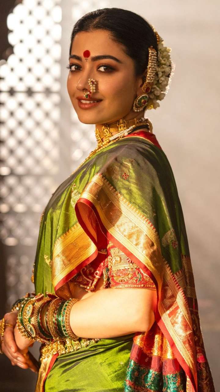 Chhaava looks at the beautiful outfits of actress Rashmika