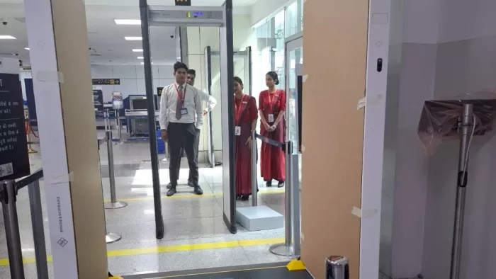 The complete body scanner installed at IGI Airport will do seconds within three seconds; The trial begins next month – IGI Airport to improve security with full body scanners