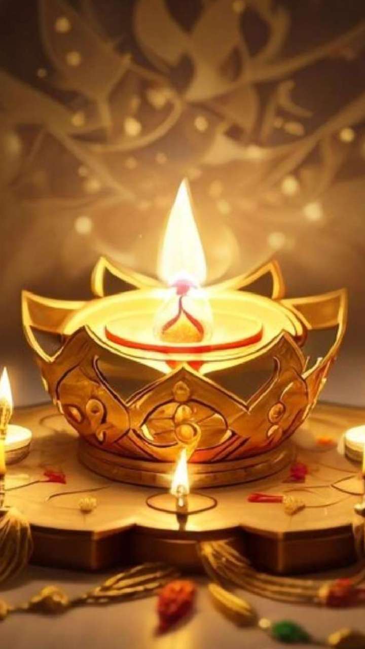 What does it mean to form two flowers in the lamp?