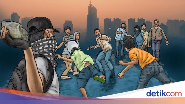 2 Supporting groups of Pilkada clashes in Puncak Jaya, 59 people injured