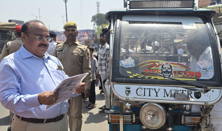 Campaign against illegal e-rimmed in Ghaziabad reinforced, 278 Seas