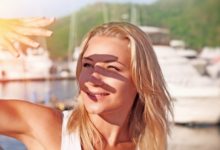 The effect of sunlight on the eye with photos