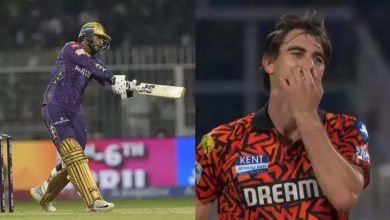 Pat Cummins, who loves to calm the crowd themselves, hit Venkatesh Iyer badly