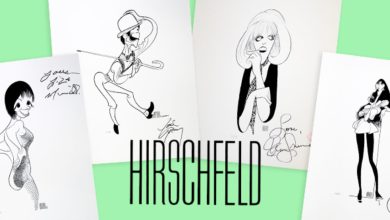 20 Al Hirschfeld prints that are now available for Bie to benefit Broadway Care