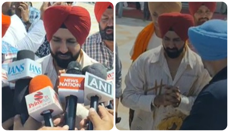 Gippy Grewal reached Amritsar with Karan Johar, Teka Matha in Golden Temple
