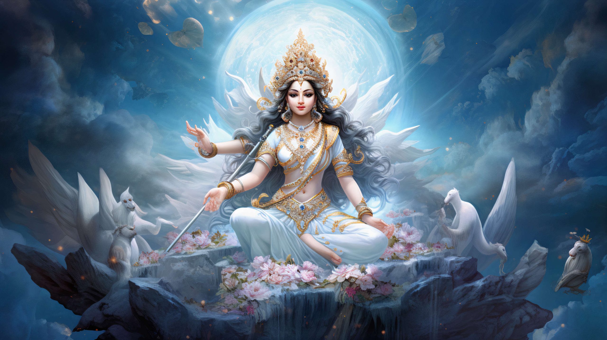Chaitra Navratri 2025: Vign in marriage will be away from the worship of the goddess Mahagauri, miraculous mantras and remedies in this beautiful video