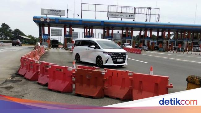 Jagorawi Tol contraflow km 44-46 is stopped, exit toll gadog closed