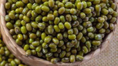 These two serious problems will be away from eating green moon Dal