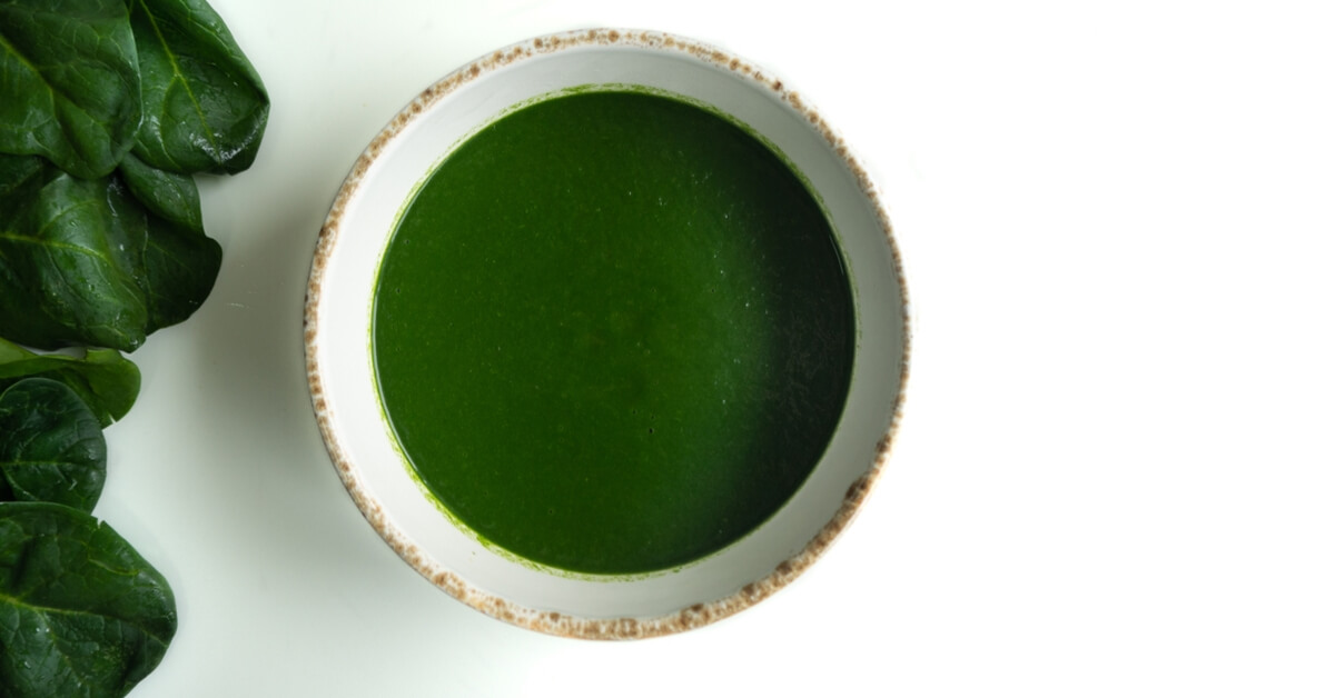 Spinach soup with oats – Web medicine