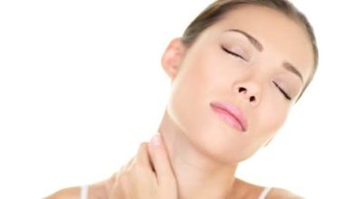 Neck pain treated and hardened home