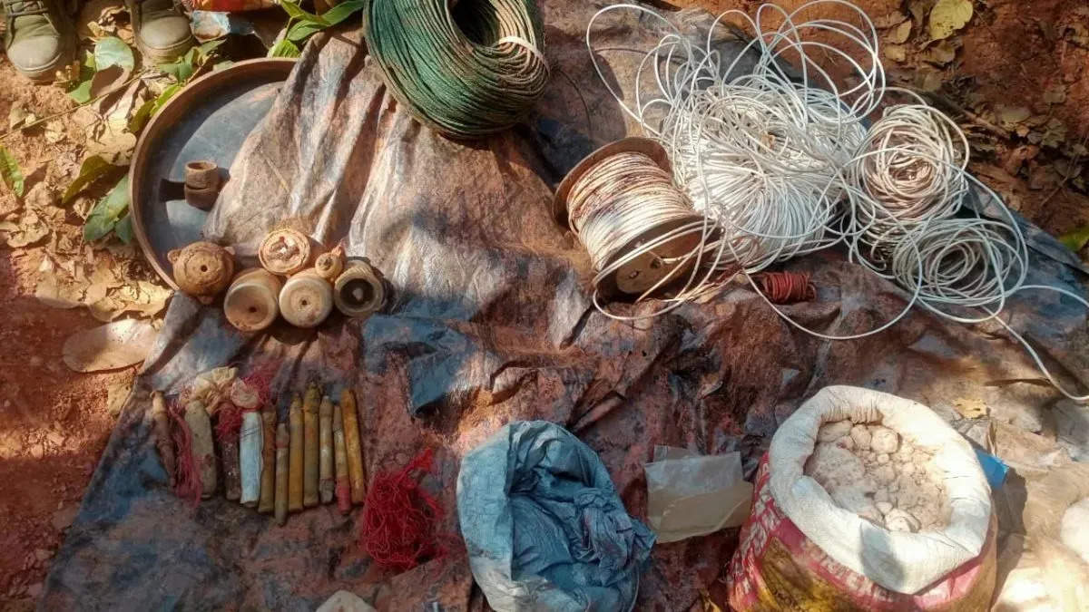 Security forces seized 28 IED’s, explosives, blasts of Naxalite