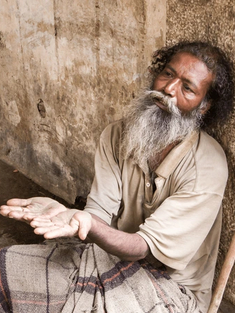 6 countries of the world, where most beggars are