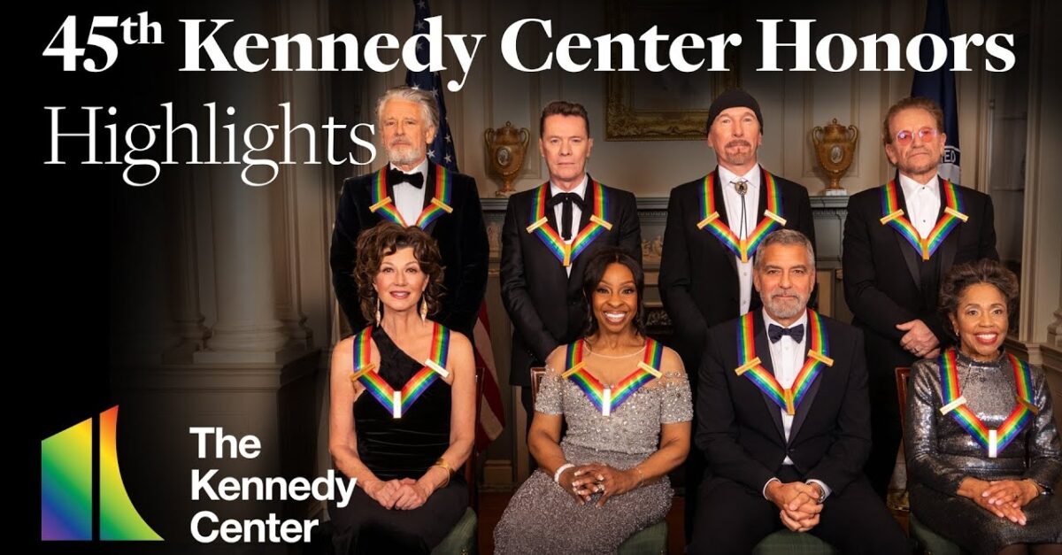 45th annual Kennedy Center Honors, Celebrating Bono, The Edge, Gladys Knight, More, Sirs December 28
