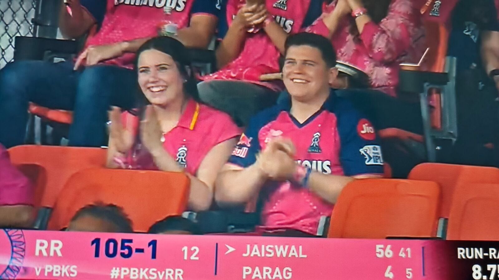 Yashasvi Jaiswal’s rumored girlfriend Maddie Hamilton spotted during PBKS vs RR Clash on plots; See Viral Photo | Mint