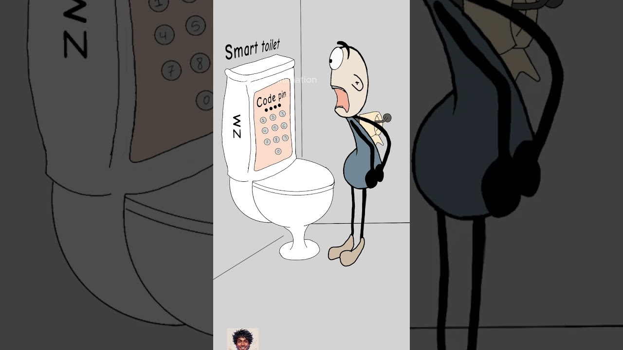 future-toilet-#animation-#animation-#comedy-#laughter