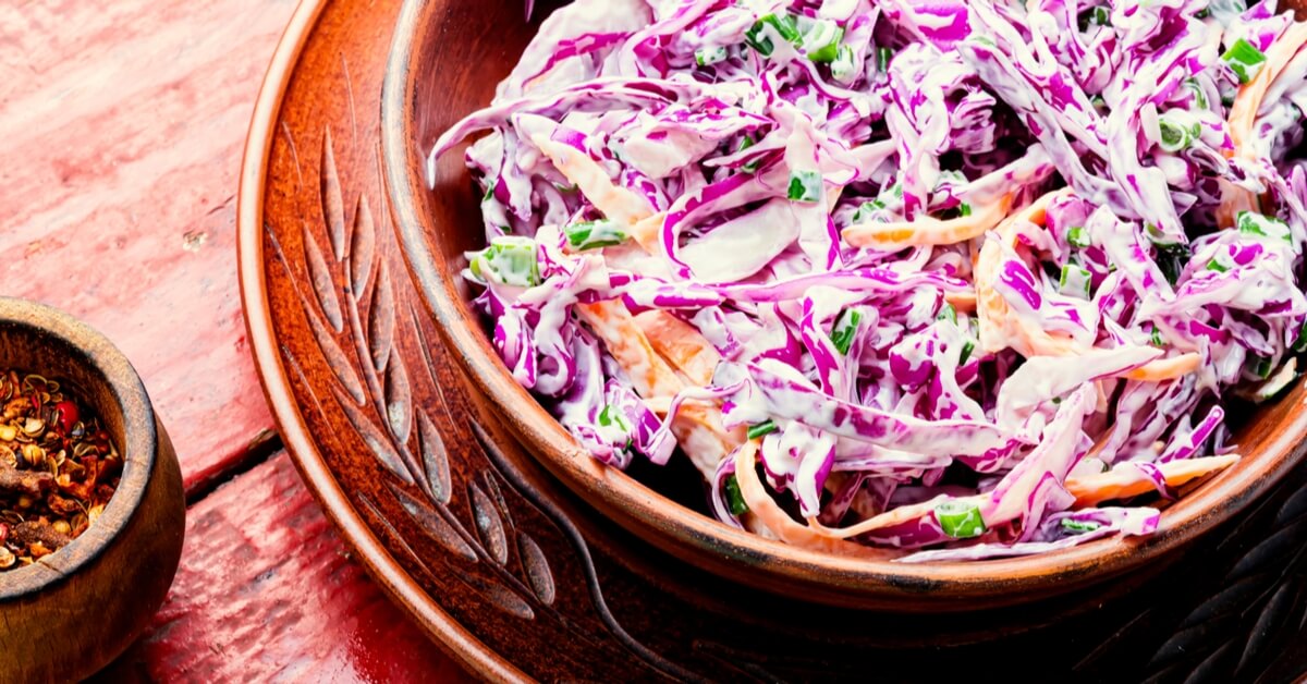 Red cabbage salad with mayonnaise – web medicine