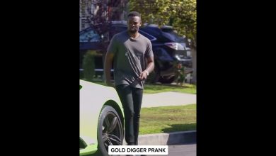 GOLD DIGGER NEW PRANK VIDEO 🤙 Lamborghini #short – ryan