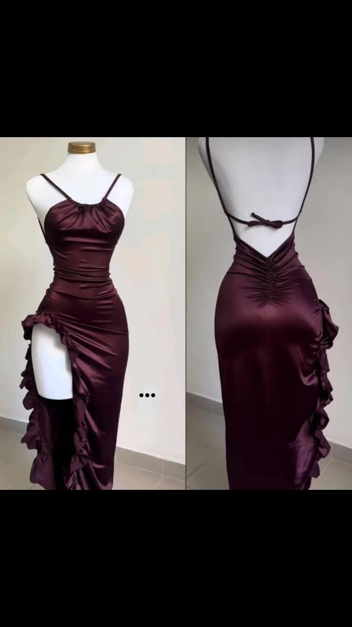 the pretty dress#bestdress #foryou #fypviral #reddress #ruffleddress #slitdress… – ryan