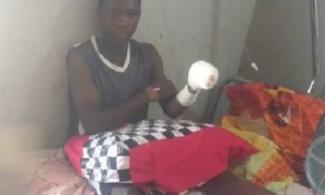 Nigerian soldier was arrested in Minna because he cut off the fingers of the merchant during payment dispute