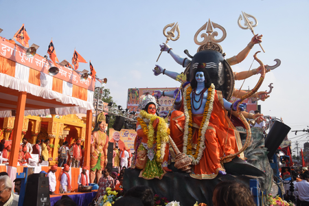 Jharkhand: A big march on Ram Navami in Ranchi, Caravan will stay on the street in Hazaribagh until Tuesday